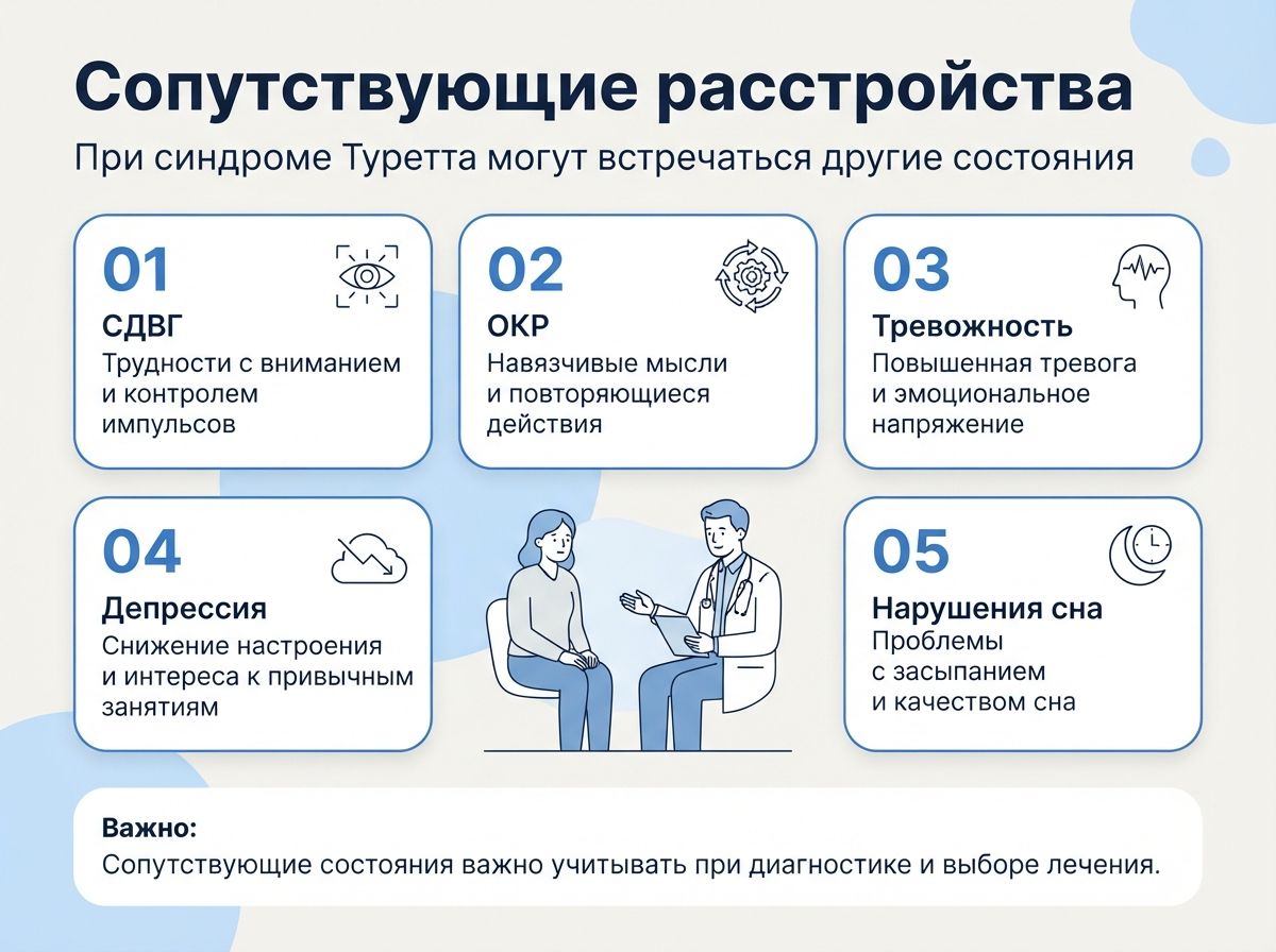 Лечение синдрома Туретта в Железноводске инфографика